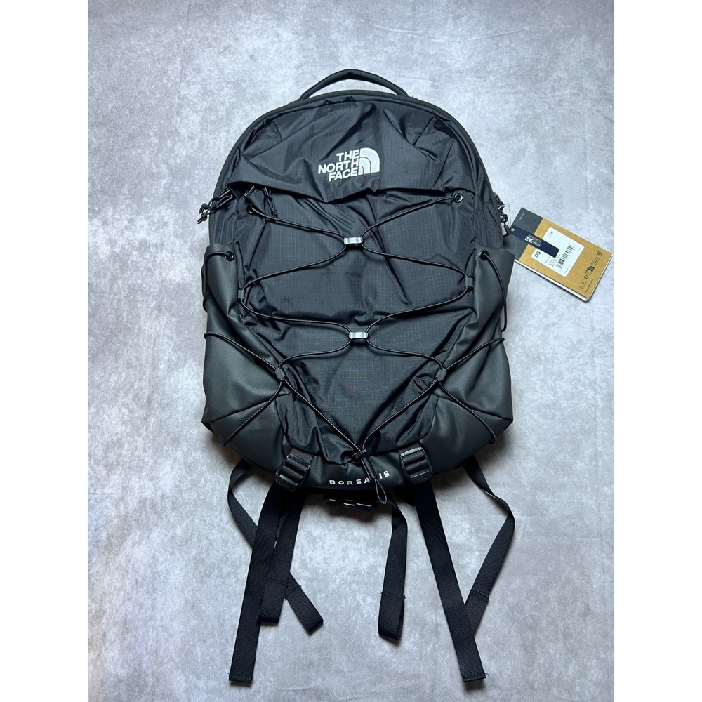 The North Face Borealis Backpack Unisex OS Black NF0A52SE4HF Bungee FlexVent